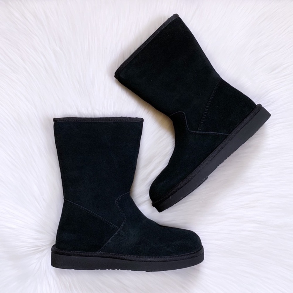 UGG Celvin Black Suede Boots - Picture 2 of 9